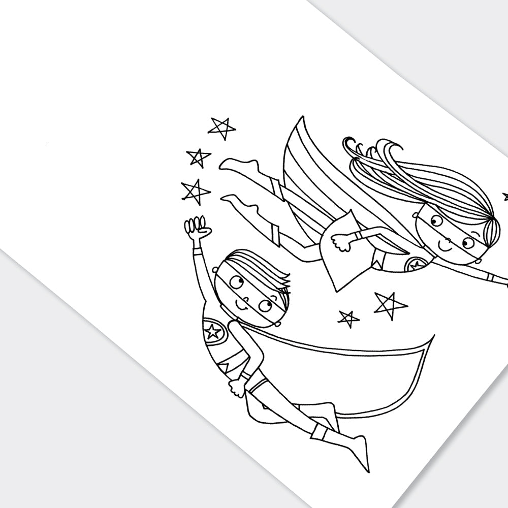 Rachel Ellen – Superhelden-Malbuch