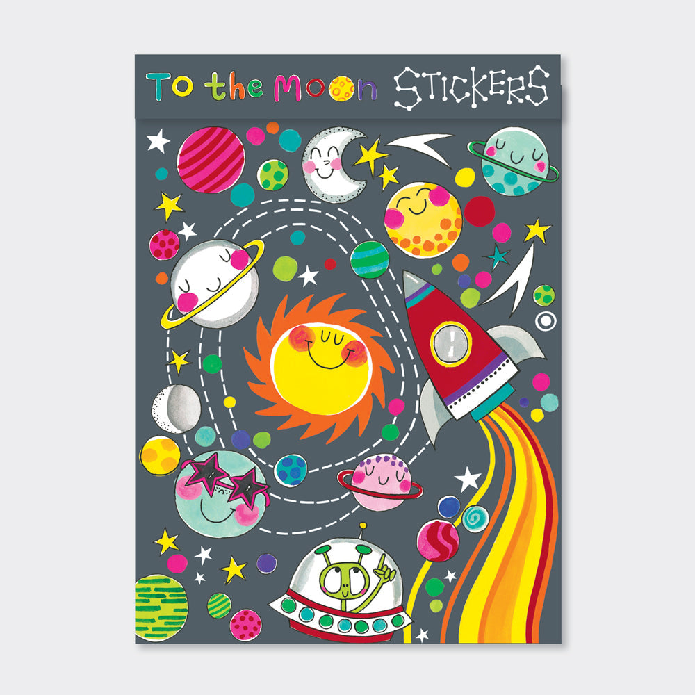 Rachel Ellen - To The Moon Sticker Çıkartma Kitapları