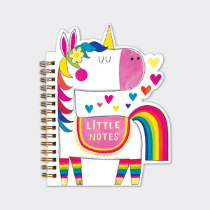 Rachel Ellen - Drahtgebundenes Notizbuch Einhorn