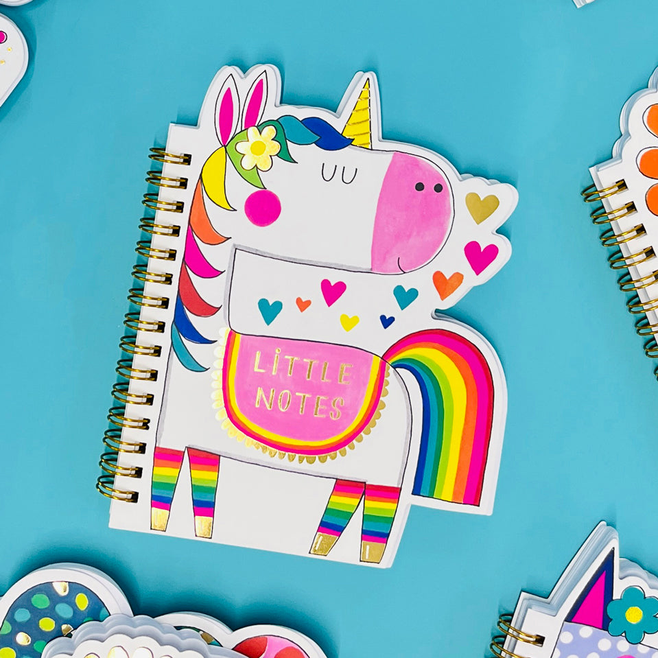 Rachel Ellen - Unicorn Şeklinde Tel Ciltli Defter