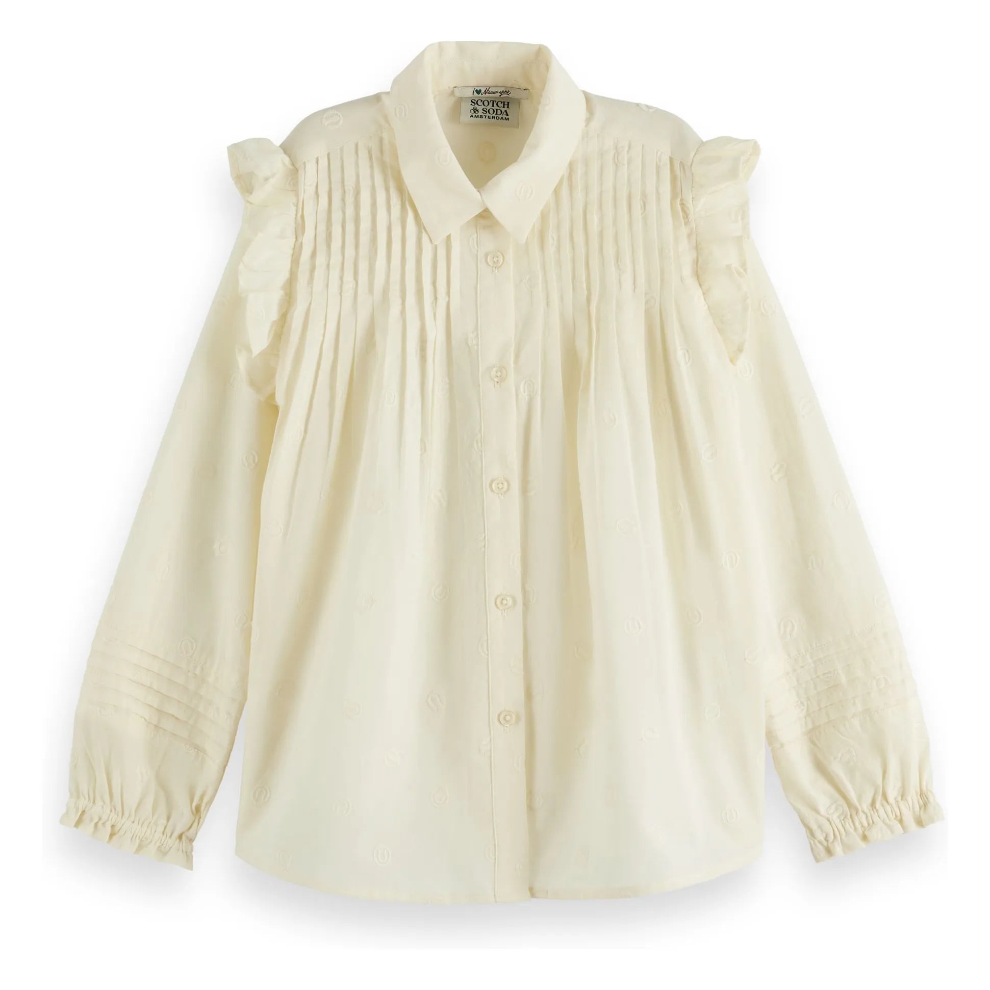 Scotch & Soda - Rüschenbluse | Creme