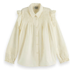 Scotch & Soda - Rüschenbluse | Creme