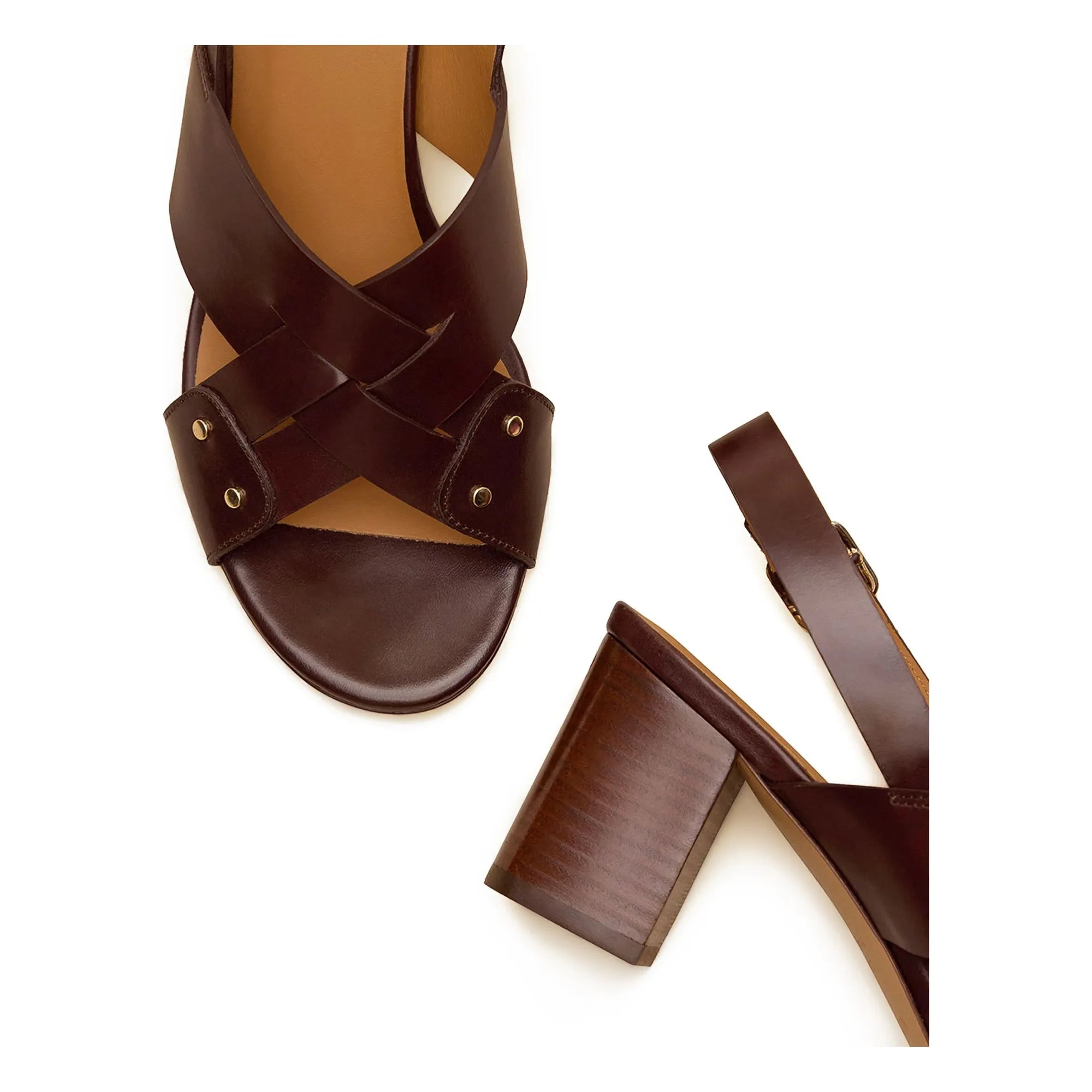 Rivecour - Sandalen n°688 Leder | Ebenholz