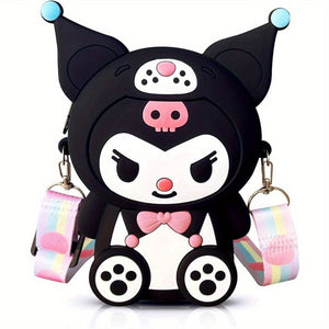 Sanrio – Kuromi Mini-Umhängetasche mit Riemen