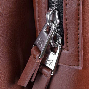 Silver Cross Vegan Leather Changing Rucksack - Tan-Changing Bags- | Natural Baby Shower
