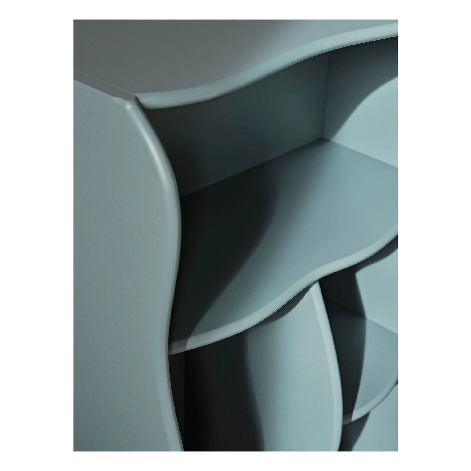 Ferm Living Kids - Slope Bücherregal | Grau-Blau