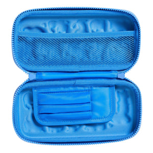 Smiggle - Kleines Federmäppchen mit 3D-Prägung und Hardtop in Lila
