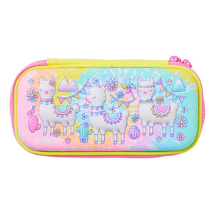 Smiggle – 3D-geprägtes gelbes Hardtop-Federmäppchen
