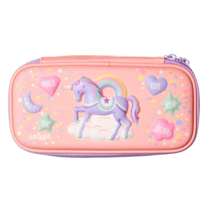Smiggle – 3D-geprägtes Hardtop-Einhorn-Federmäppchen