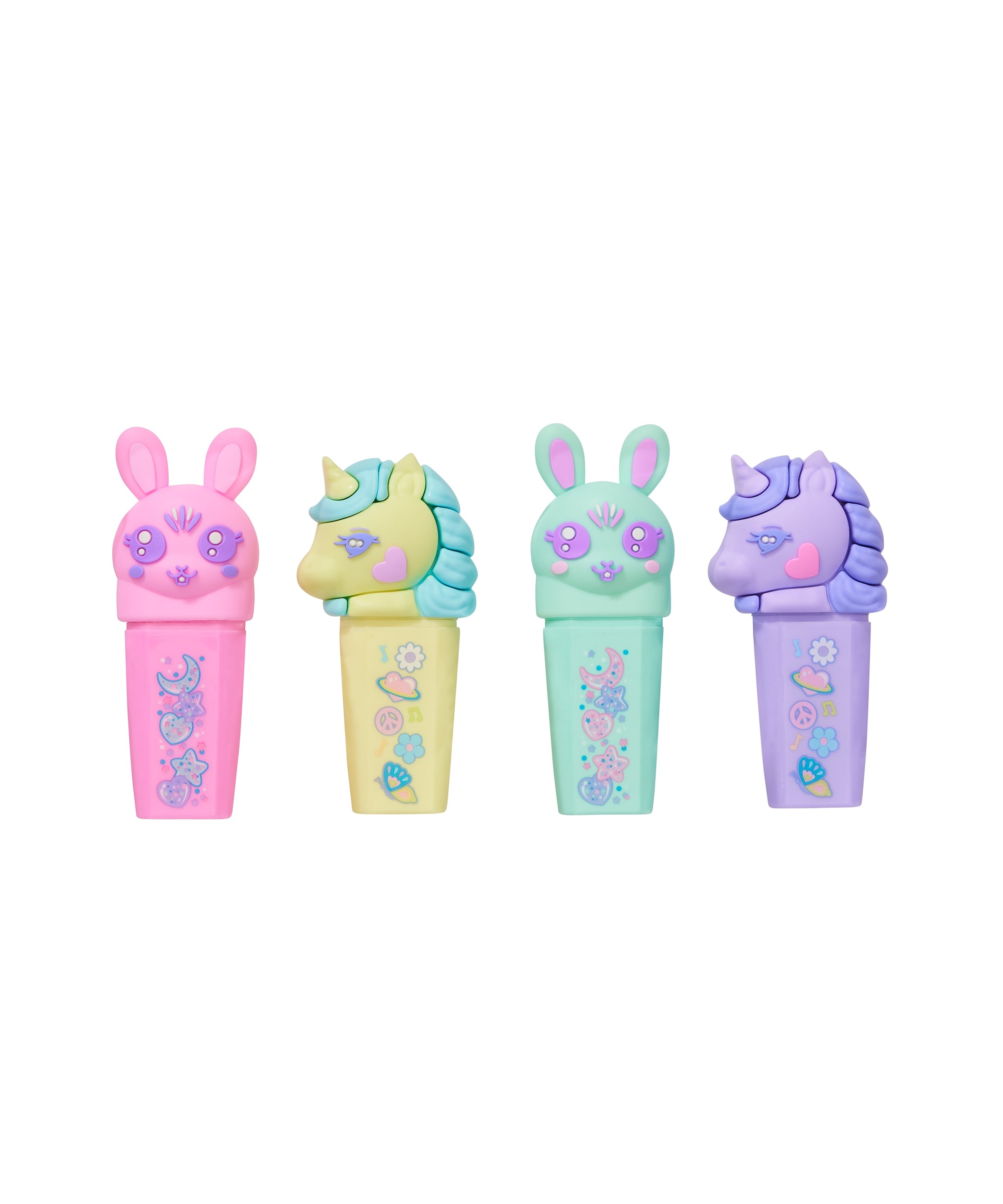 Smiggle - All Stars Kokulu Fosforlu Highlighter 4lü Kalem Seti