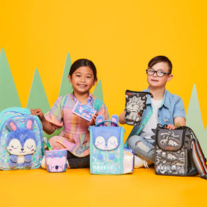Smiggle - Animalia Junior Kindergarten- und Krippen-Schultaschen-Set 4-teilig