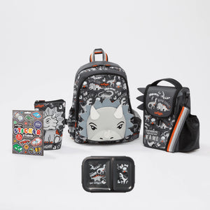 Smiggle - Animalia Junior 5-teiliges Kindergarten- und Krippen-Schulranzen-Set