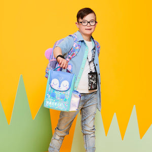 Smiggle - Animalia Junior Bag Wasserflaschen- und Lunchbox-Set