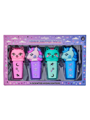Smiggle – Away Highlighter Textmarker-Stift-Packung X4