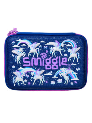 Smiggle – Away Hardtop-Einhorn-Federmäppchen mit zwei Etagen