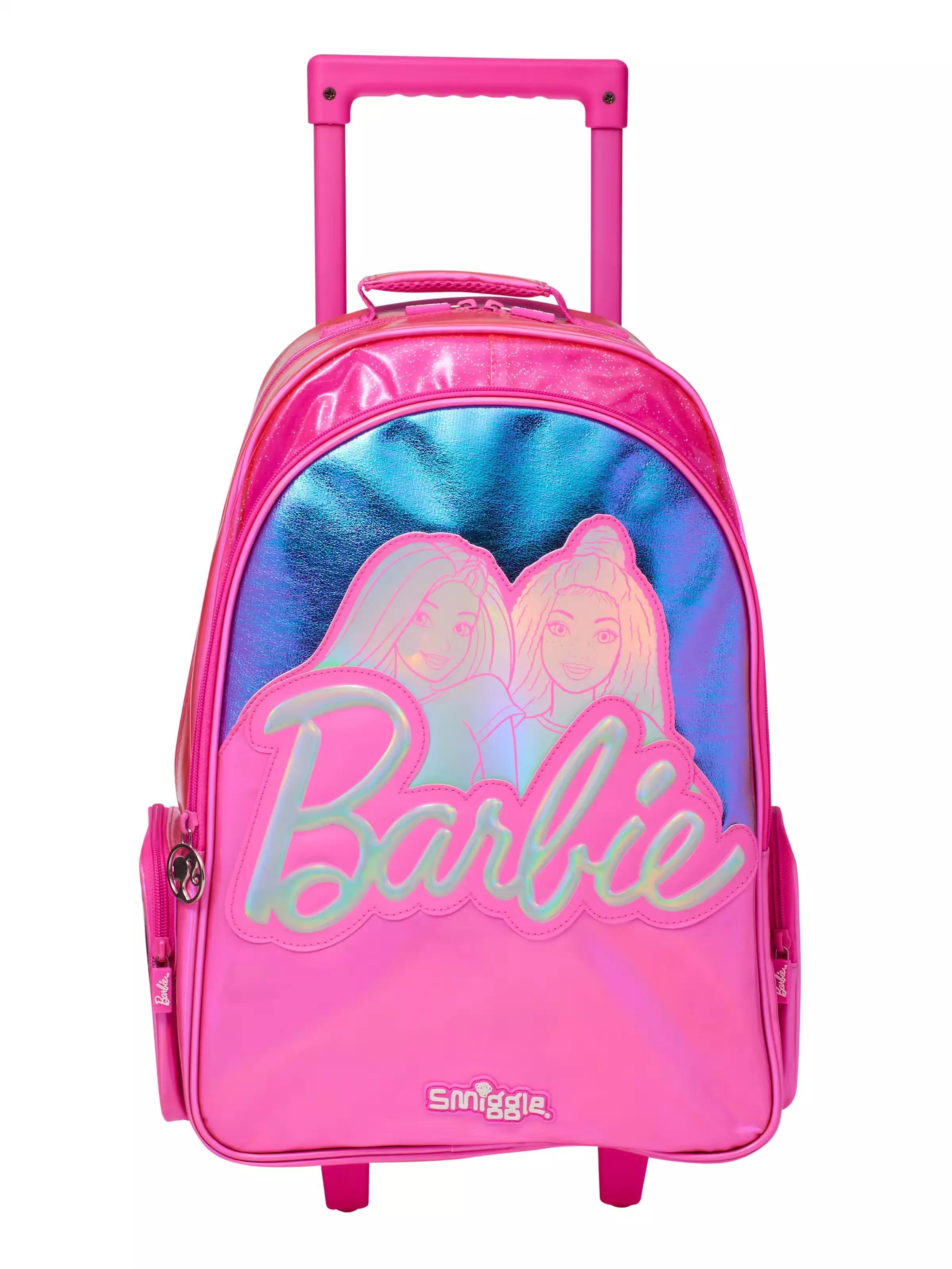 Smiggle - Barbie Trolley-Rucksack mit Licht und Rollen