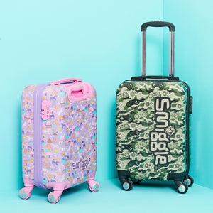 Smiggle – Beam-beleuchtete Kinderwagen-Reisetasche mit Rollen