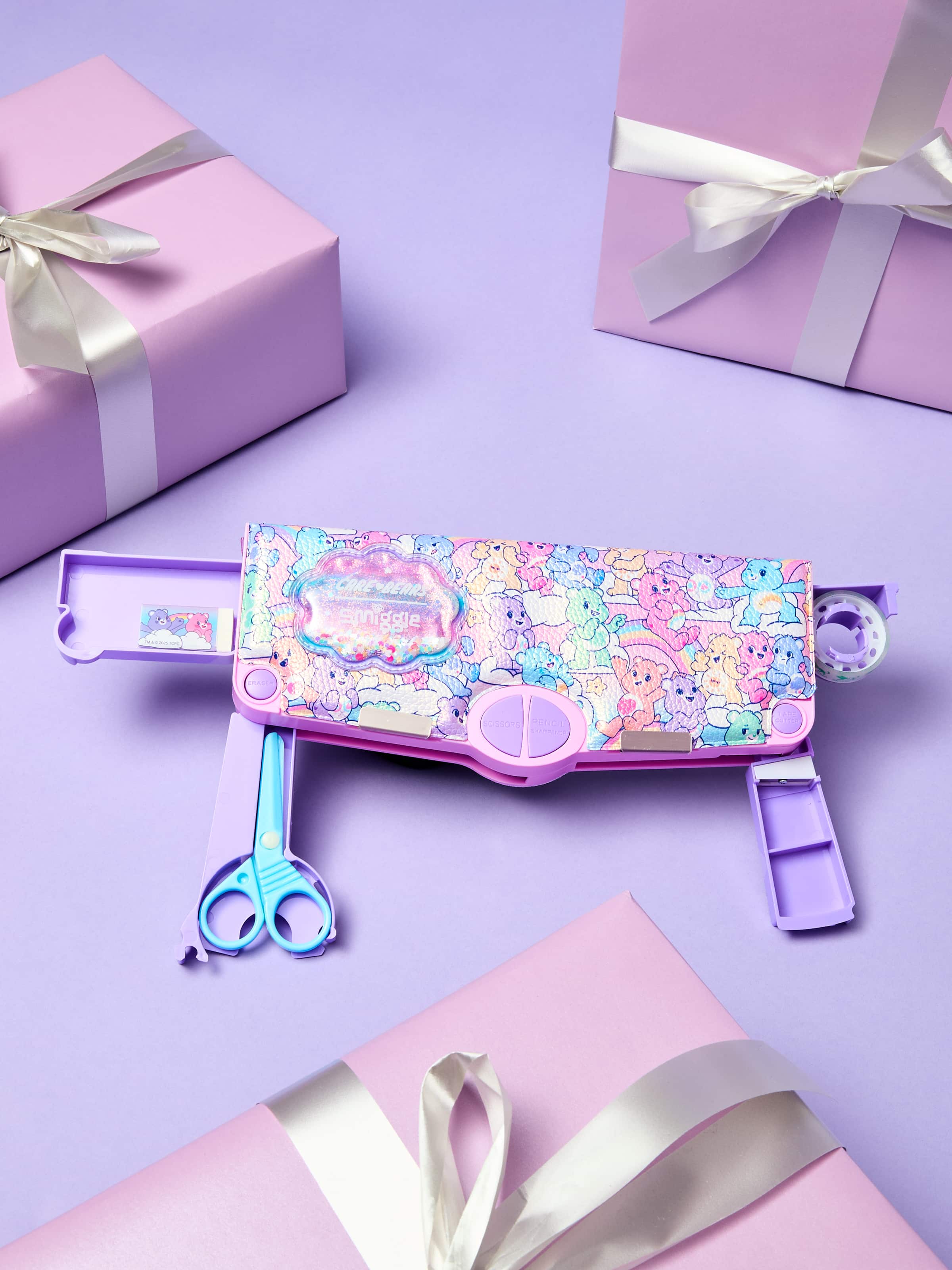 Smiggle - Bären Pop-Out Federmäppchen und Schreibwaren-Set