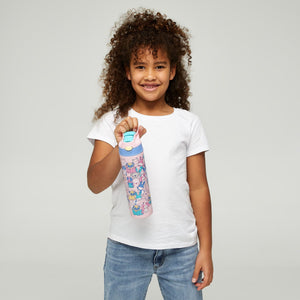 Smiggle – Better Togerher Edelstahl-Flasche mit 520 ml und Strohhalm