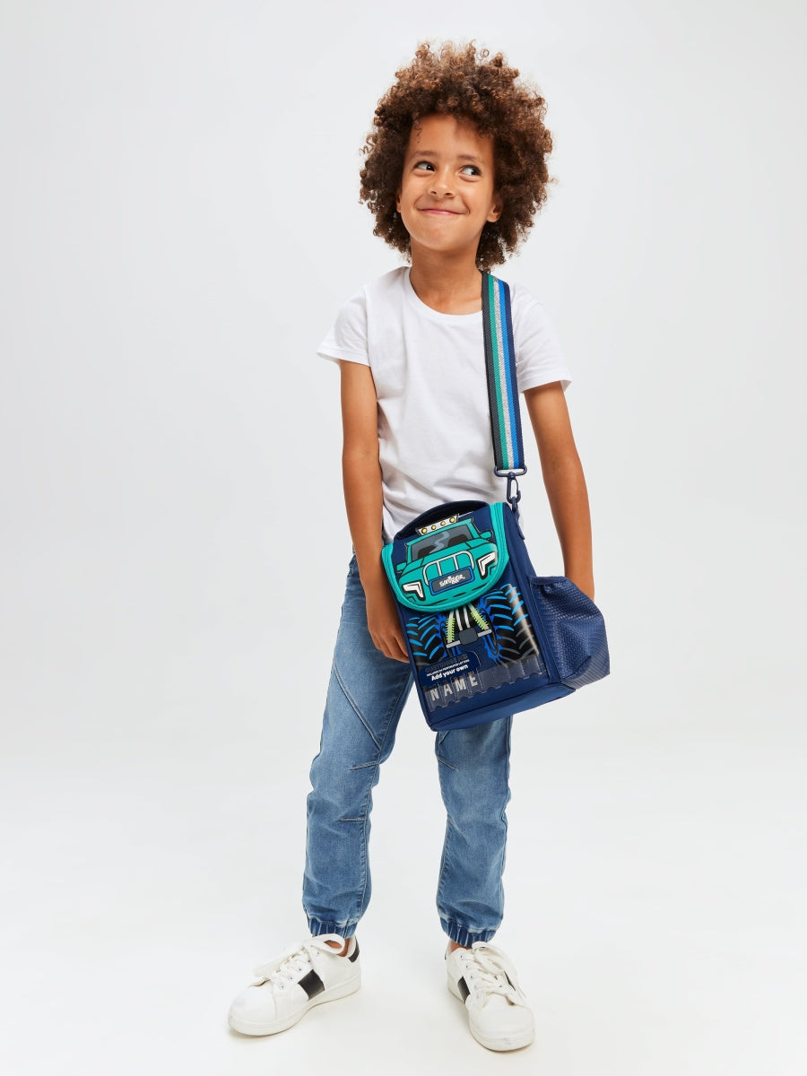 Smiggle -Blast Off Anaokulu Beslenme ve Gezi Çantası - Dinossi