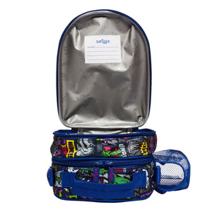 Smiggle – Doppeldecker-Lunchbox mit hellem Seitenaufhänger