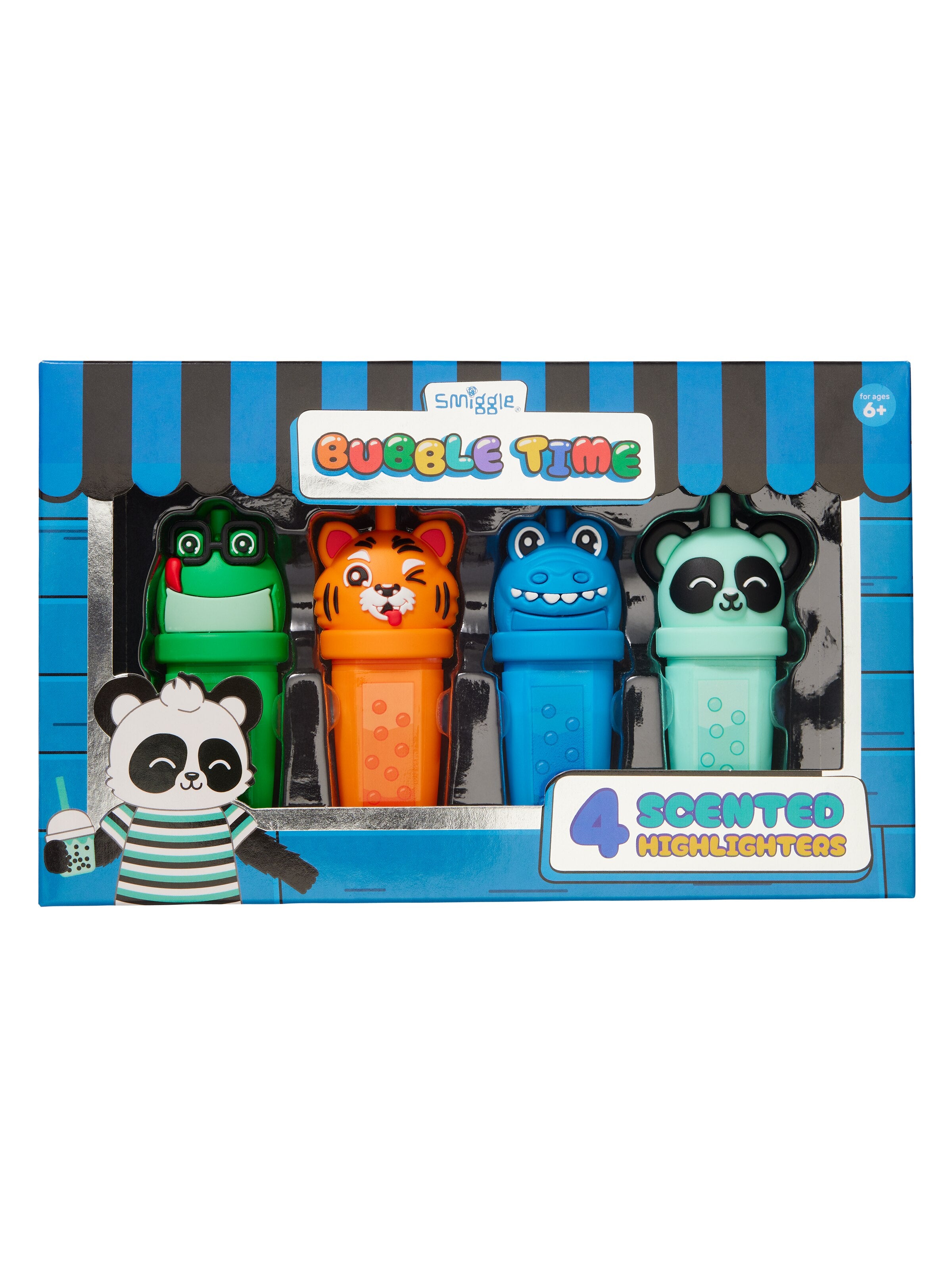 Smiggle - Bubble Time Textmarker 4er-Set