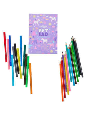 Smiggle - Zeichenaktivität Schreibwaren-Set
