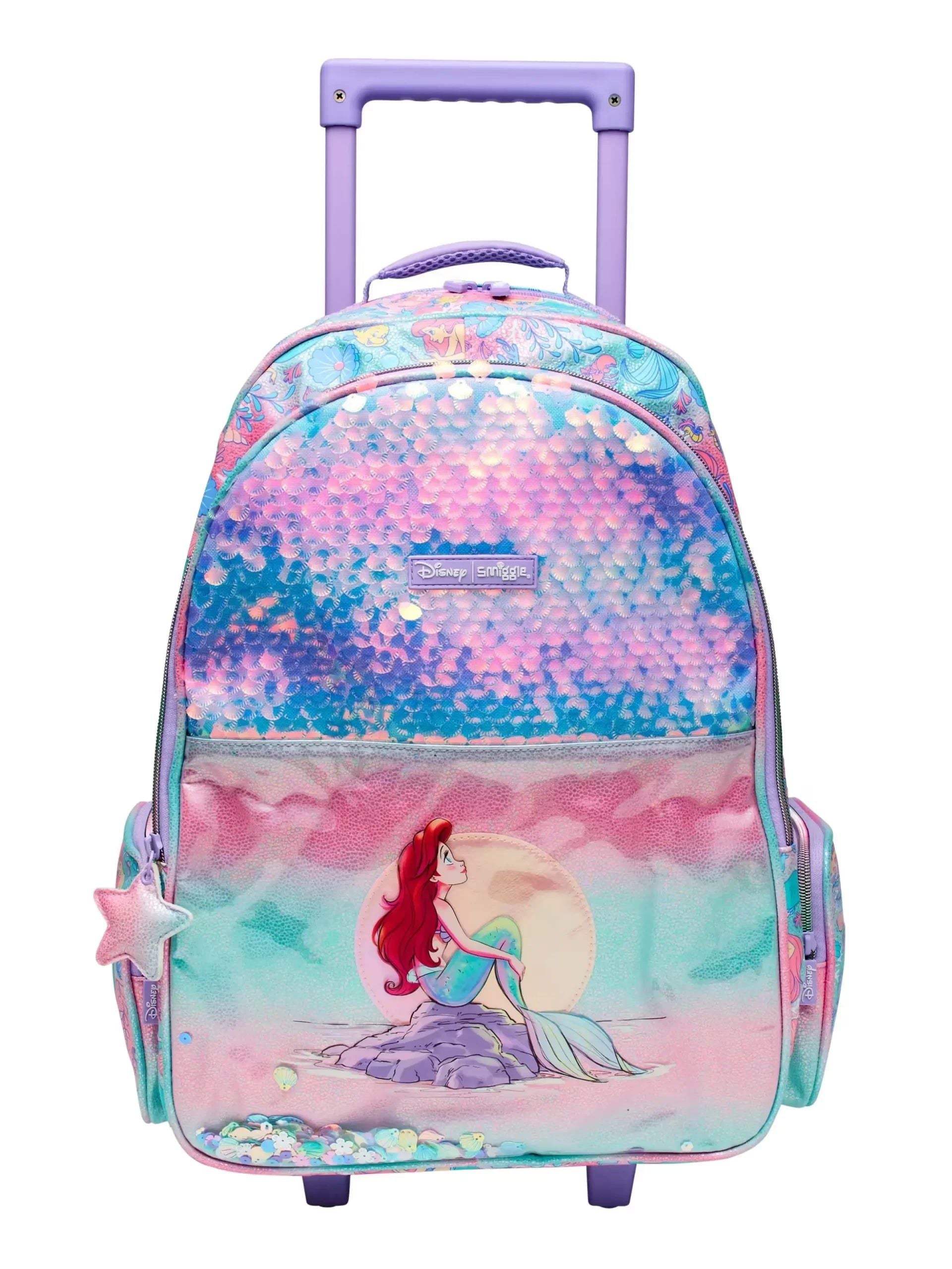 Smiggle – Disney Princess Squeegee beleuchtete Rolltasche