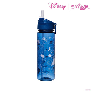 Smiggle – Disney Princess 650 ml BPA-freie Wasserflasche mit Strohhalm