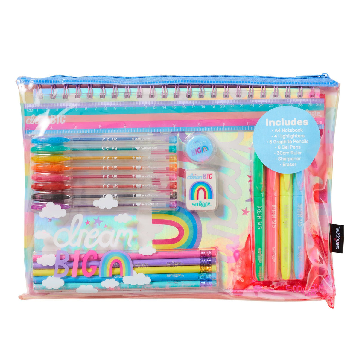 Smiggle – Essentials A4-Briefpapier-Set
