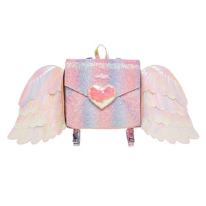 Smiggle – Rosa Rucksack mit ätherischen Flügeln