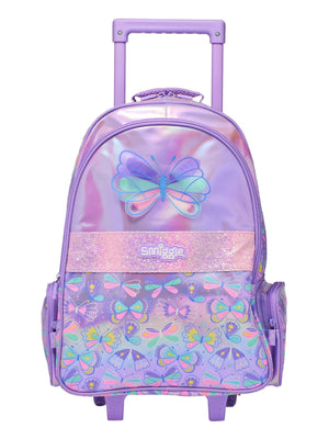 Smiggle – Flutter beleuchtete Rolltasche mit Rakel