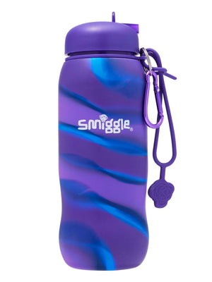 Smiggle – Freestyle 630 ml Wasserflasche mit faltbarem Strohhalm