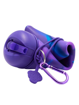 Smiggle – Freestyle 630 ml Wasserflasche mit faltbarem Strohhalm