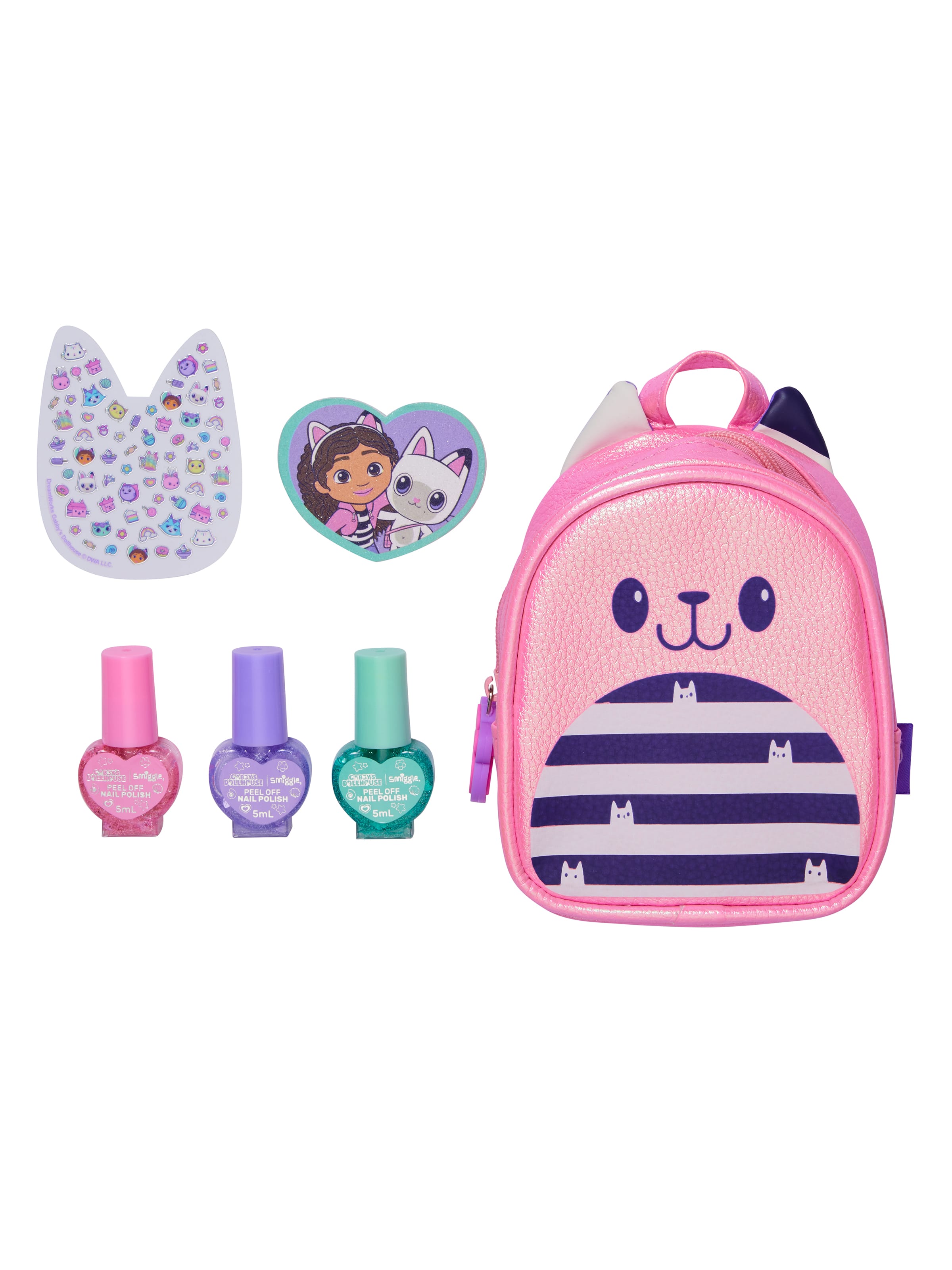 Smiggle – Gabbys Puppenhaus-Nagelpflegeset mit Tasche