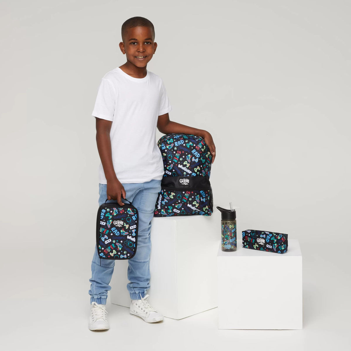 Smiggle - Giggle 4-teiliges Grundschul-Ranzen-Set