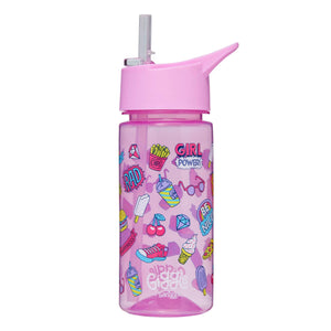 Smiggle - Giggle 450 ML BPA-freie Trinkflasche mit Strohhalm