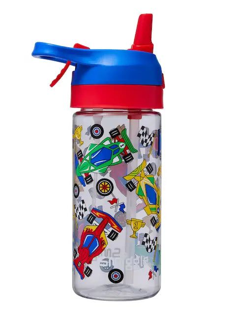 Smiggle – Hali Junior Wassersprüher, 440 ml Wasserflasche mit automatischem Strohhalm