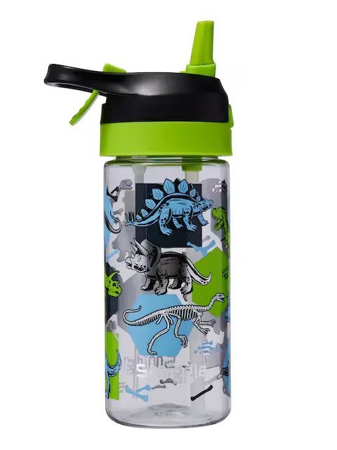 Smiggle – Hali Junior Wassersprüher, 440 ml Wasserflasche mit automatischem Strohhalm