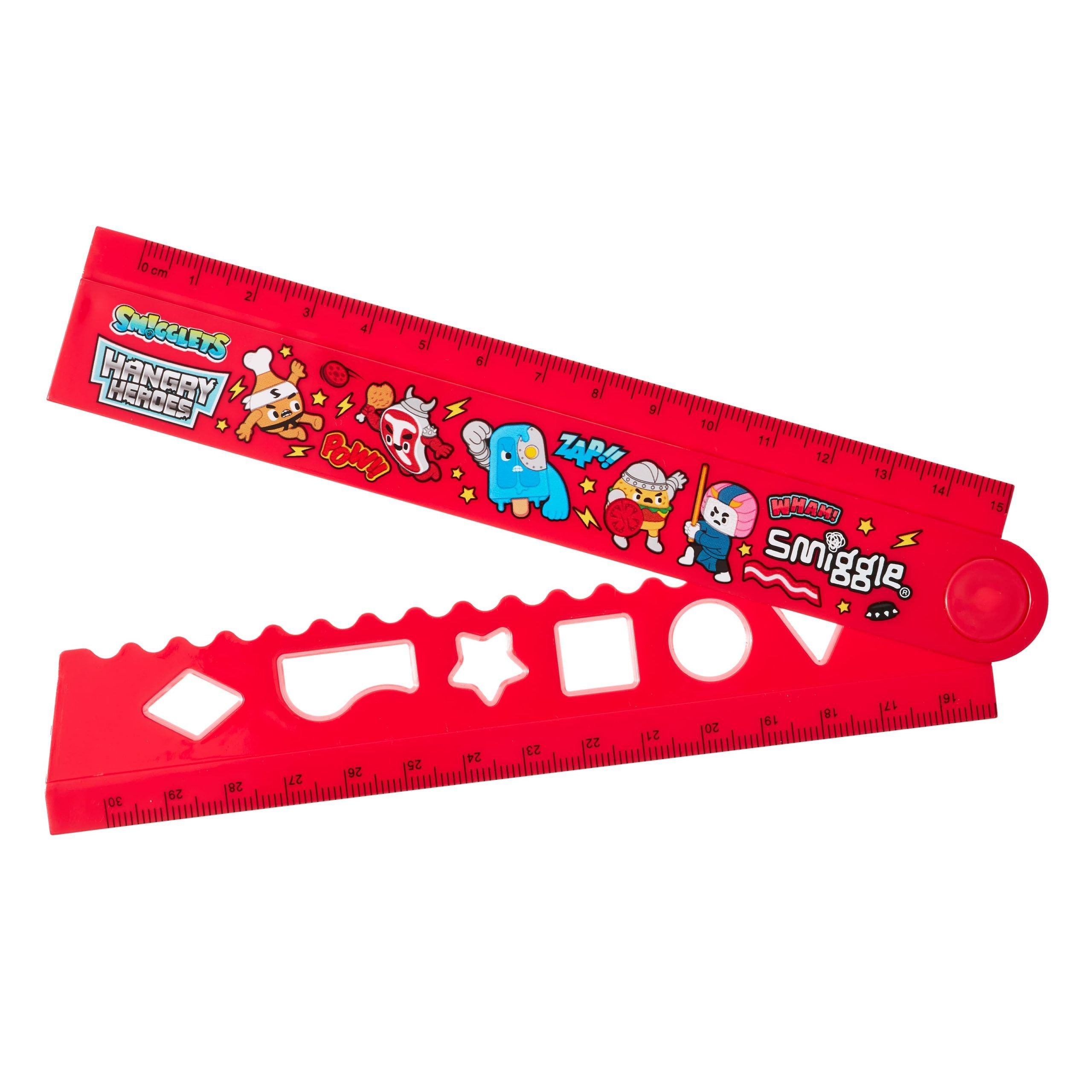 Smiggle – Falt- und Formlineal von Hangry Hereos