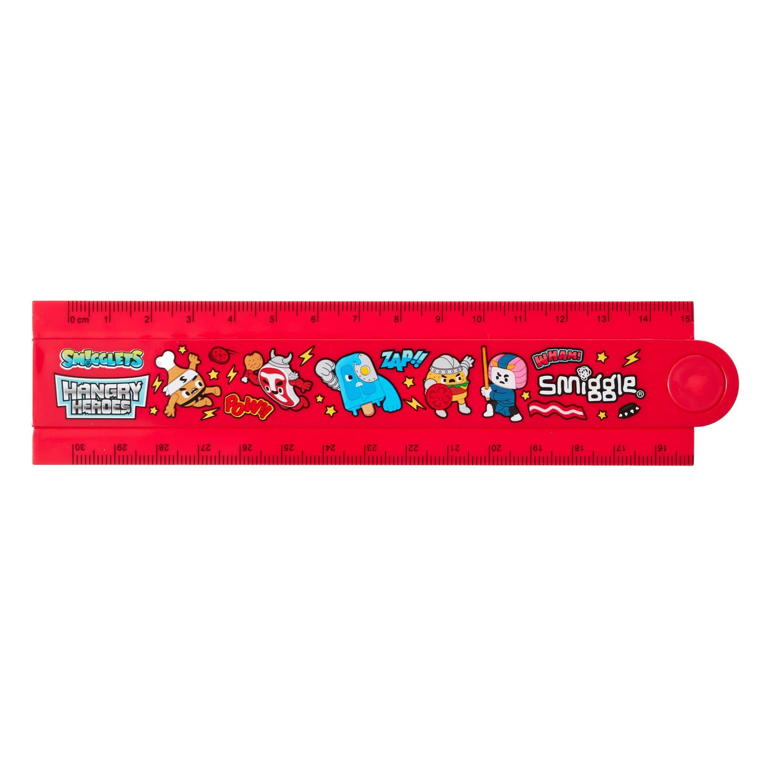 Smiggle – Falt- und Formlineal von Hangry Hereos
