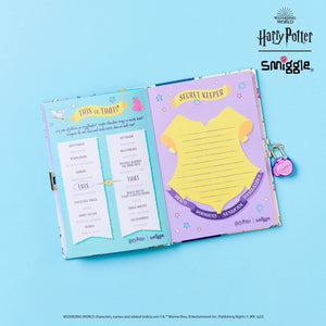 Smiggle – Harry Potter A5-Notizbuch mit Verschluss