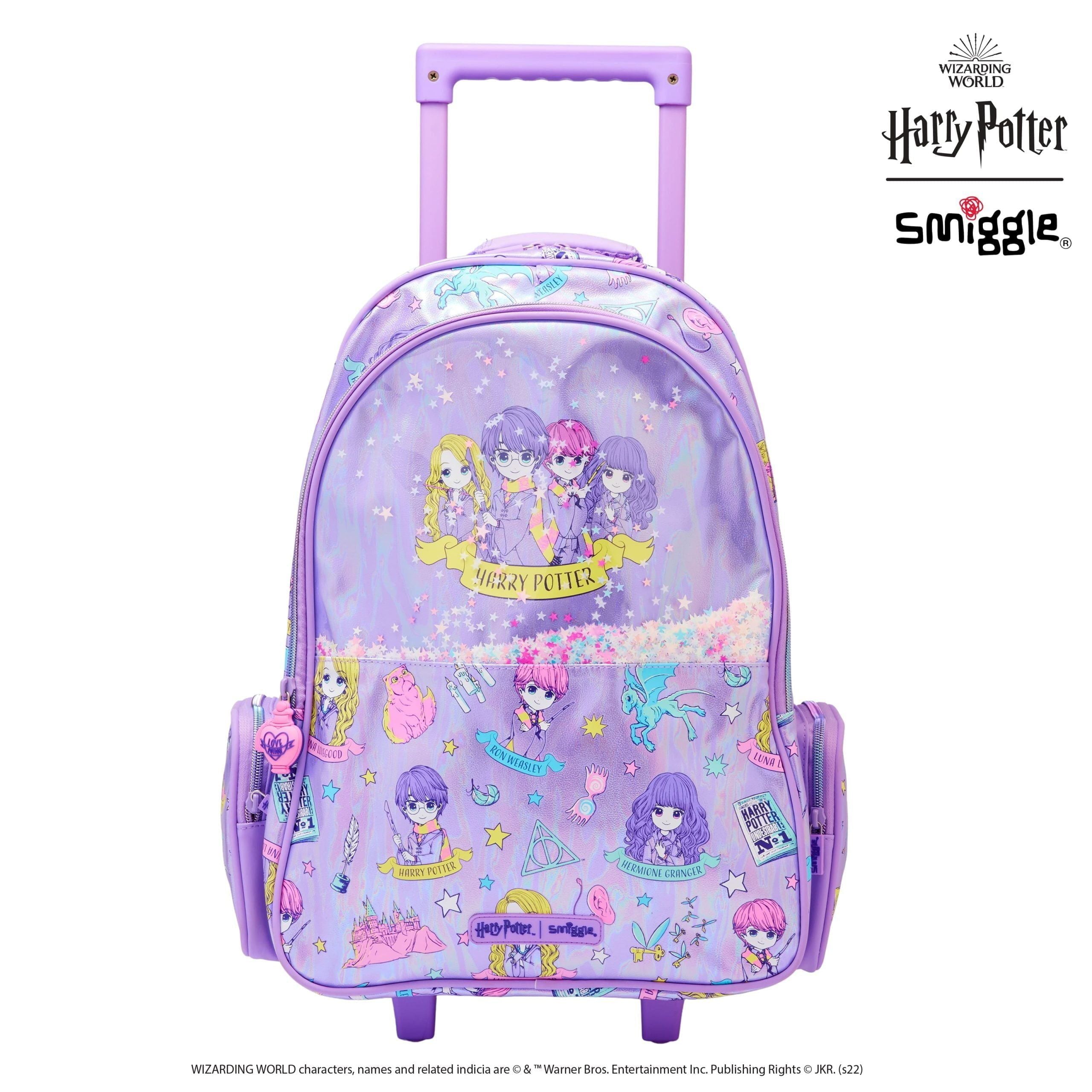 Smiggle – Harry Potter beleuchteter Rollrad-Rucksack