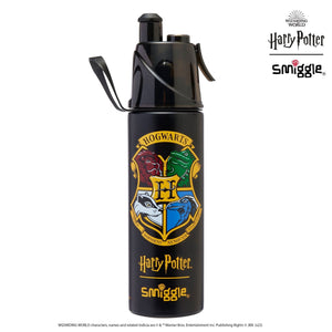 Smiggle – Harry Potter 500 ml Stahlflasche mit Wasserspray