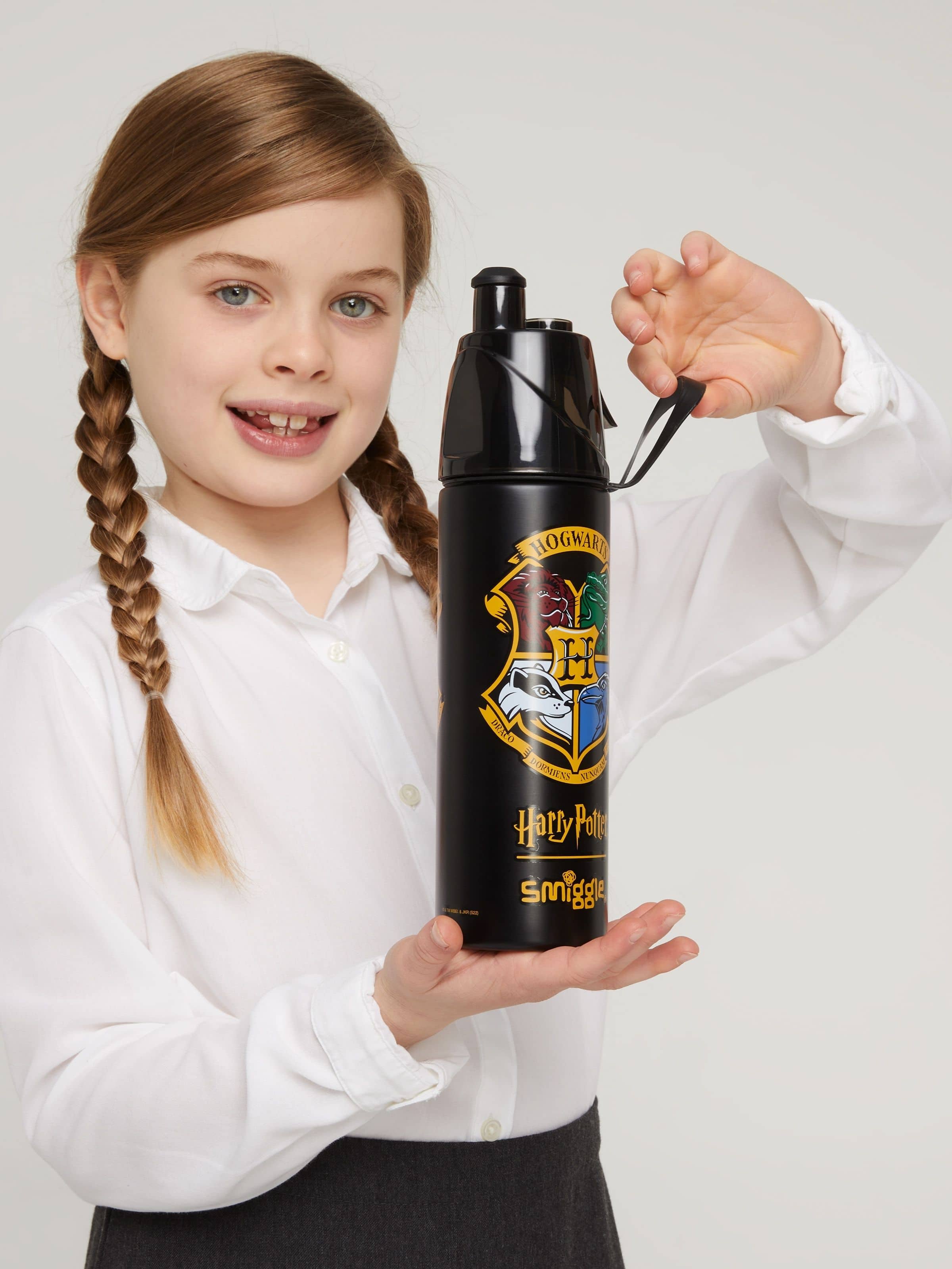 Smiggle - Harry Potter Su Püskürtmeli 500ML Çelik Matara