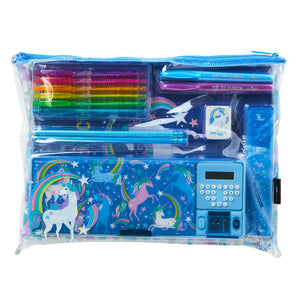 Smiggle – automatisches Federmäppchen mit Taschenrechner und speziellem Stift-Set