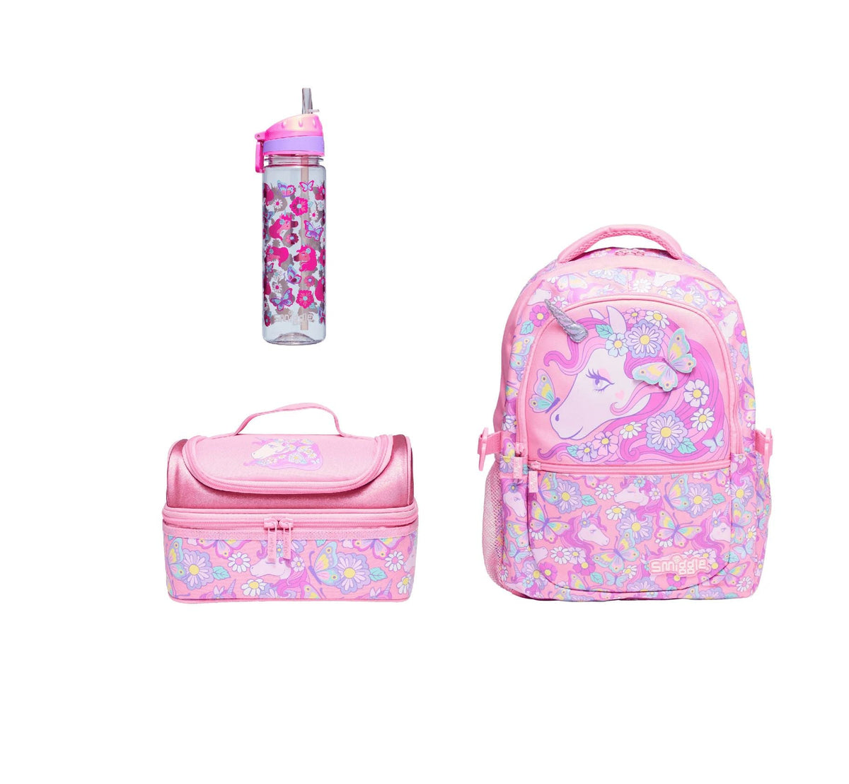 Smiggle - Hey There 3-teiliges Schulranzen-Set