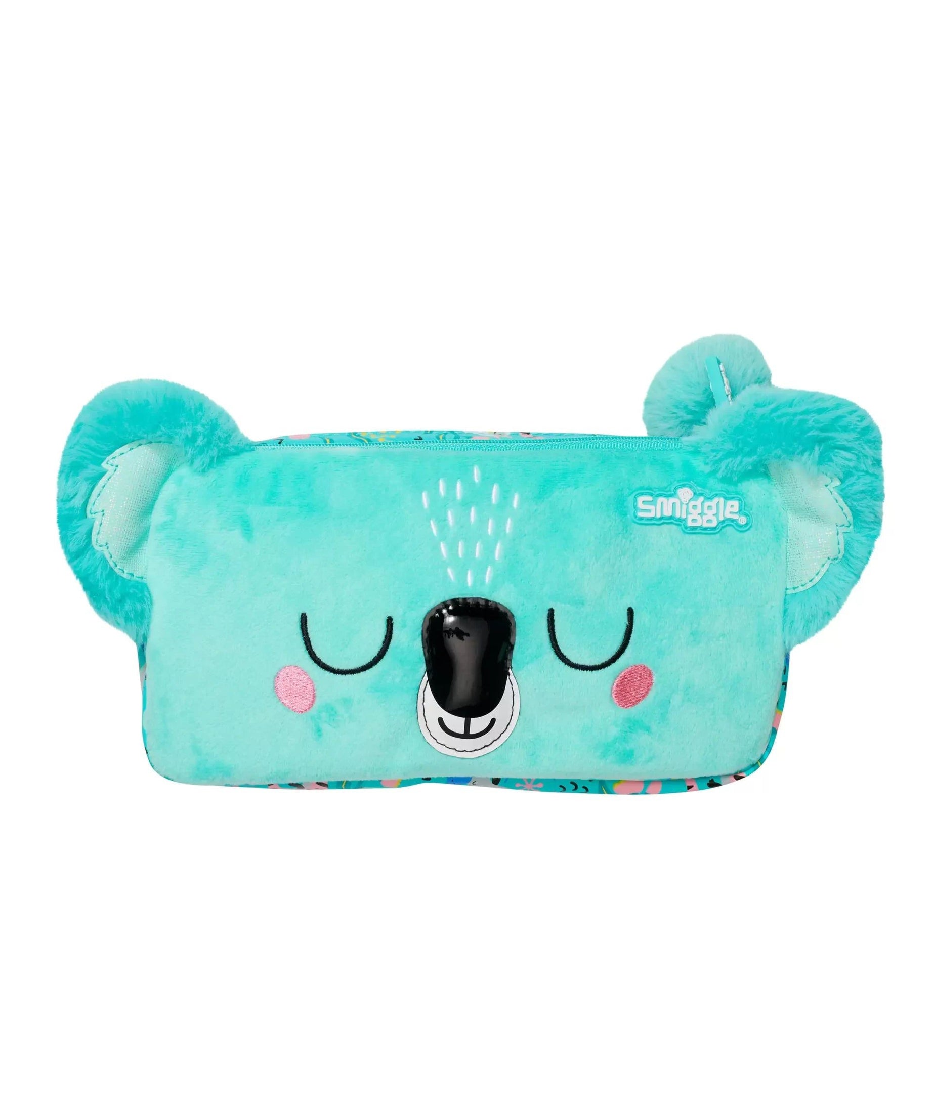 Smiggle - Hi There Çift Gözlü Kalem Kutusu - Dinossi