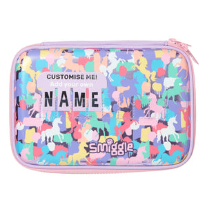 Smiggle – Illusion Hardtop-Federmäppchen mit Namen