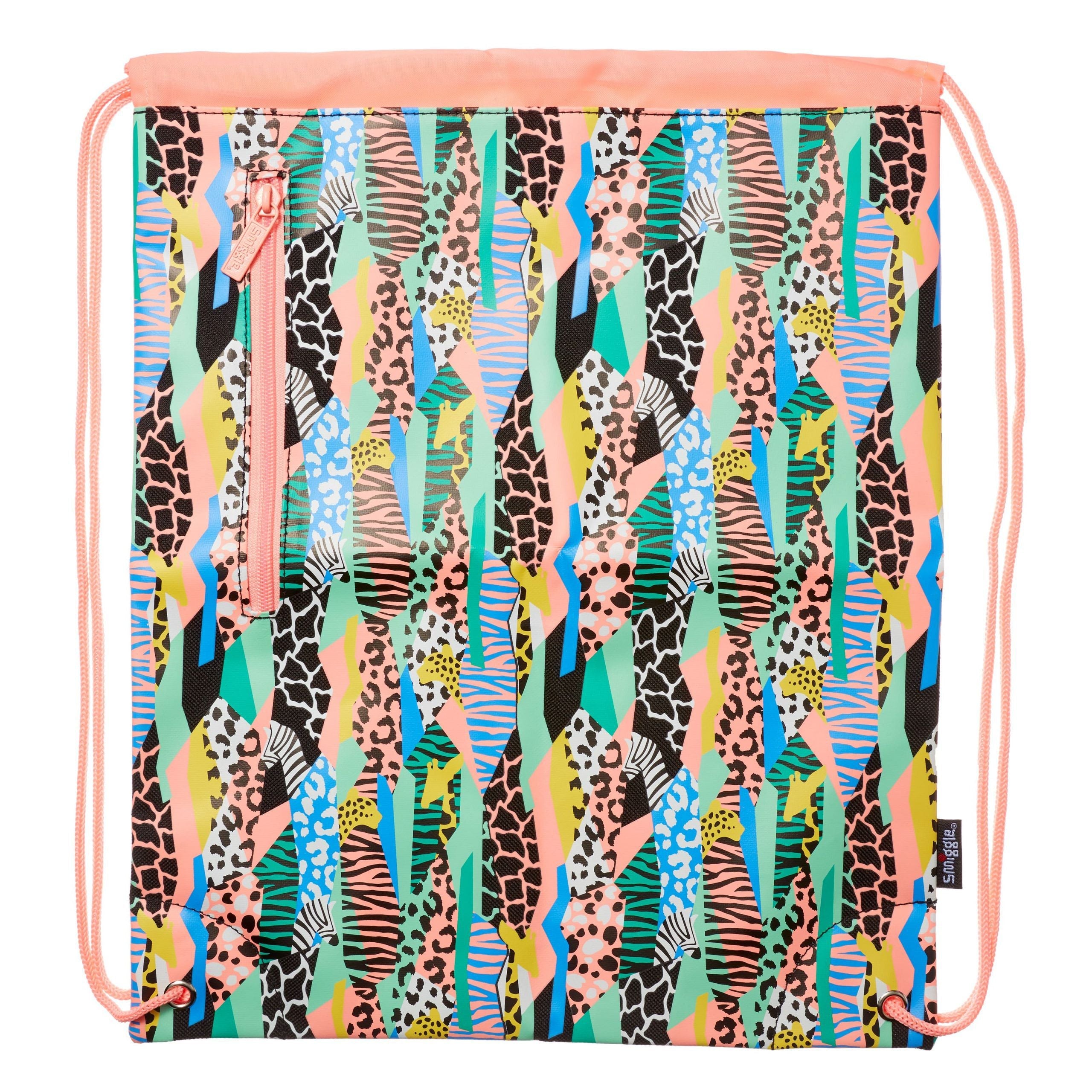 Smiggle – Illusion Coral Pink Kordelzugbeutel